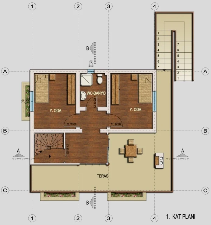 Kırıkkale Dağ Evi proje görseli